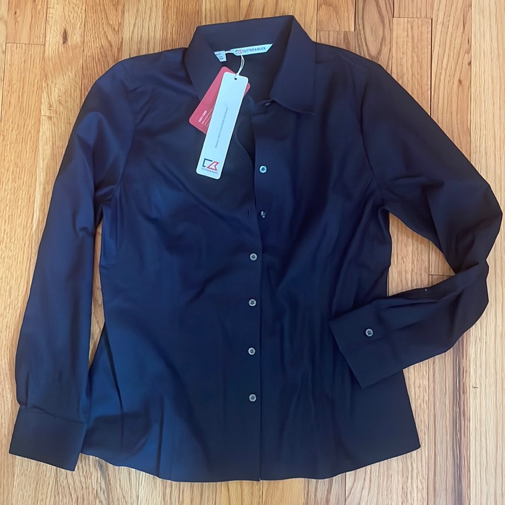 Cutter & Buck Women’s Navy Buttondown